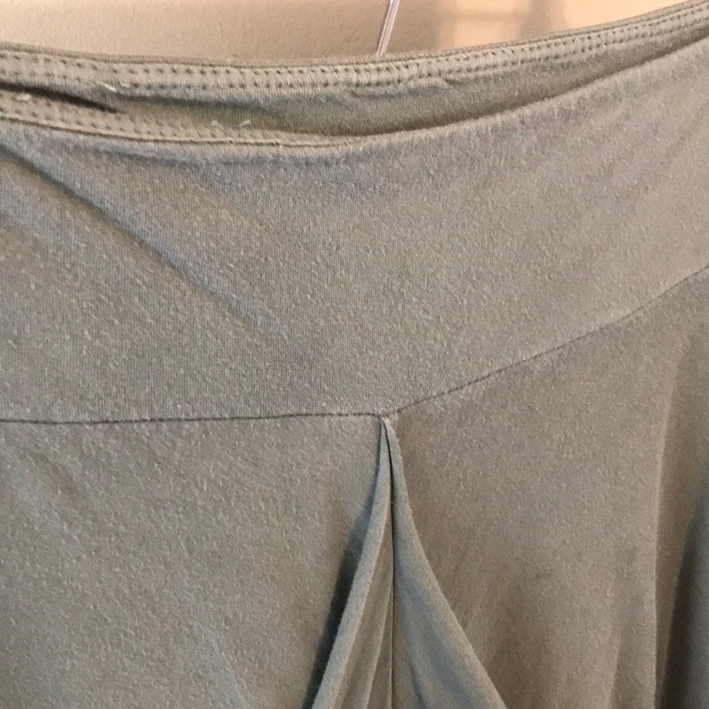 Prana Sage Green & White Tie-Dye Midi Skirt - Picture 5 of 8